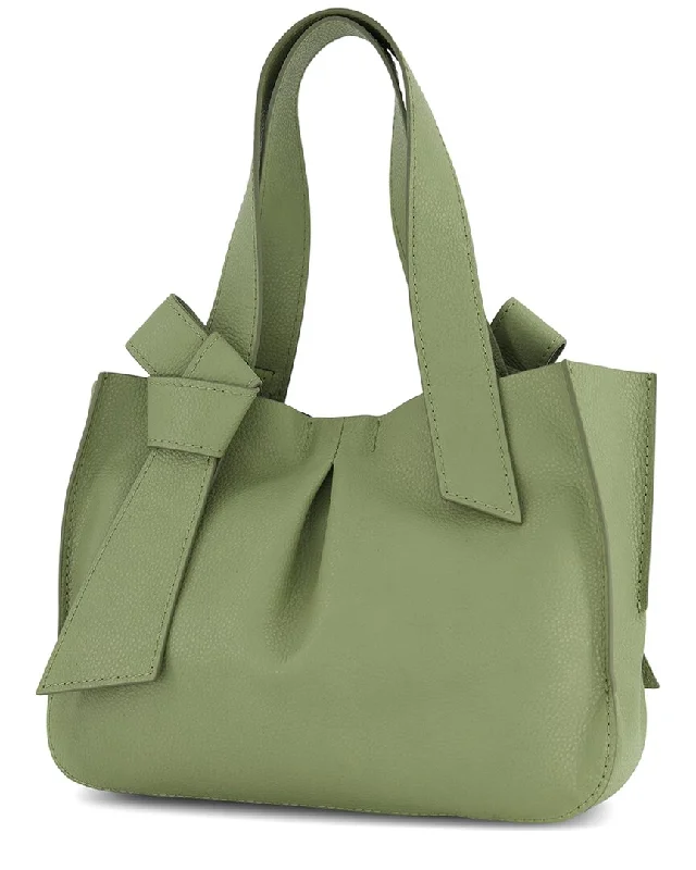 Ladies tote bag casual-Zac Posen Anthea Medium Leather Shopper Tote