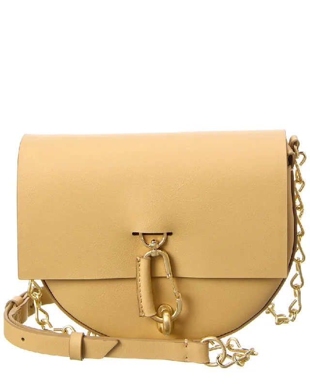 Ladies crossbody bag in lightweight leather-Zac Posen Belay Mini Saddle Leather Crossbody