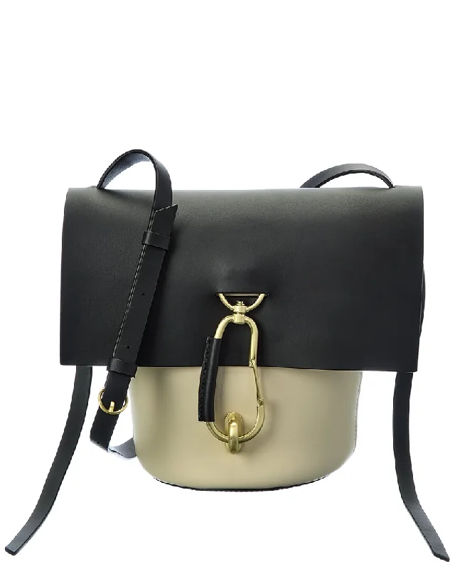 Ladies crossbody bag with funky patterns-ZAC Zac Posen Belay Colorblocked Leather Crossbody