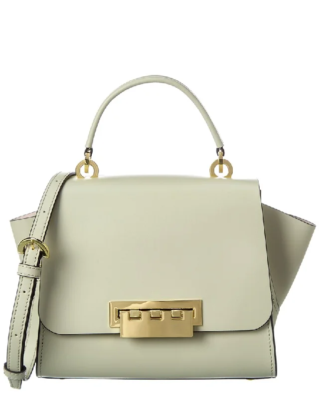 Ladies crossbody bag with firm shape-ZAC Zac Posen Eartha Top Handle Leather Crossbody