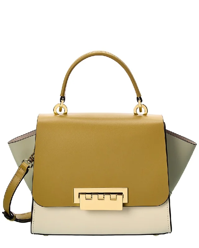 Ladies crossbody bag in light leather-ZAC Zac Posen Eartha Top Handle Leather Crossbody